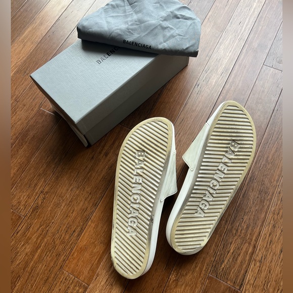 Balenciaga Slides (White, Size 46E) - Picture 5 of 5